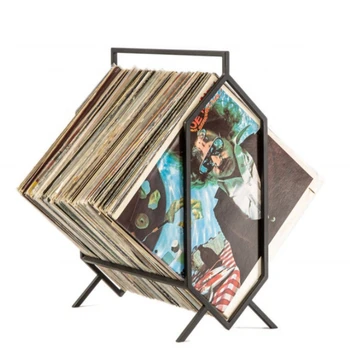 индивидуальная металлическая подставка для виниловых пластинок Подставка для альбома Держатель виниловой пластинки