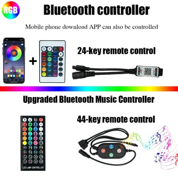 инфракрасный Bluetooth WIFI RGB RGBW светодиодный контроллер с для DC 12V RGB 2835 5050 светодиодная лента светодиодный модуль света