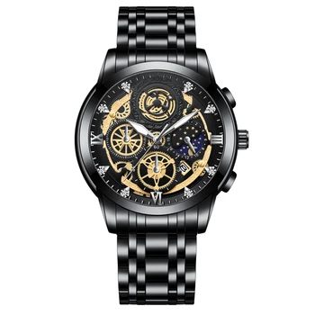 Мужские Часы Лучший бренд Класса Люкс, модные повседневные деловые кварцевые часы, водонепроницаемые наручные часы Hodinky Relogio Masculino