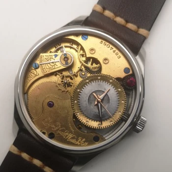 Панк-часы 44 мм в стиле ретро, персонализированные мужские автоматические механические часы, модификация карманных часов